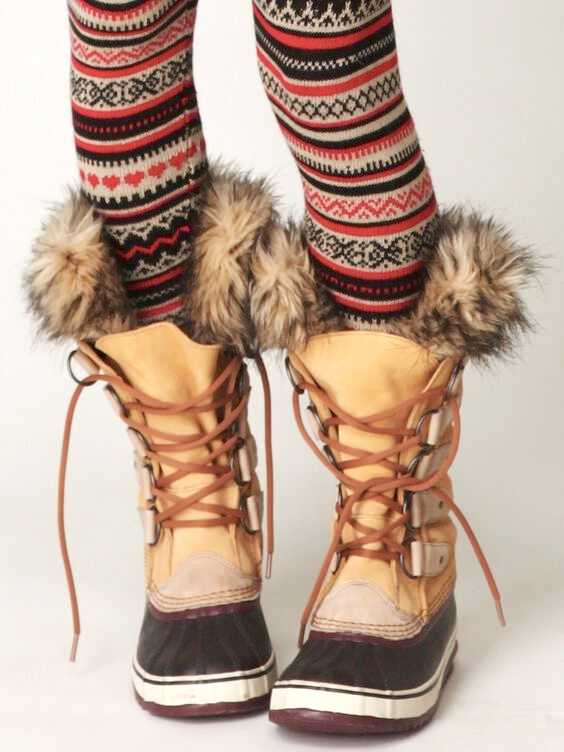 зимние ботинки на шнурках